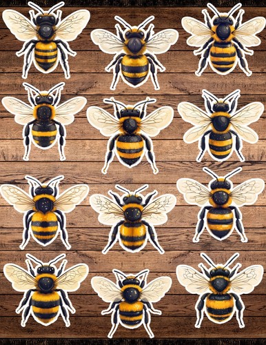 Bumblebee die cut vinyl - bumblebee,