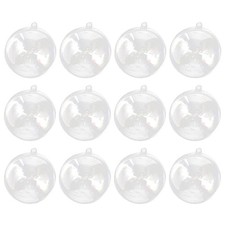  15 Pcs Décoration Boule En Plastique Transparente Boules Transparentes