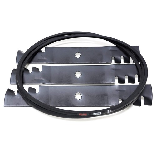 Belt mulching blades for - &,