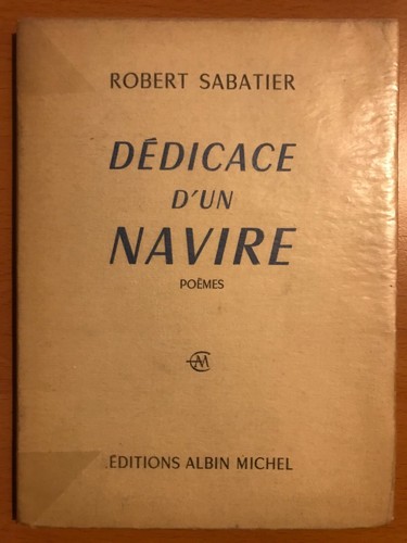 Dédicace navire - d'un,