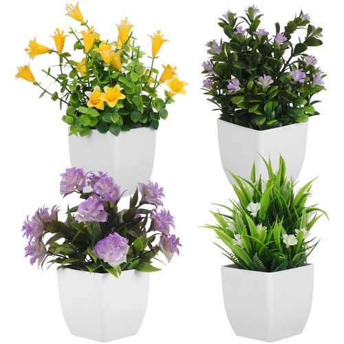 Pcs fleurs artificielles - 4,