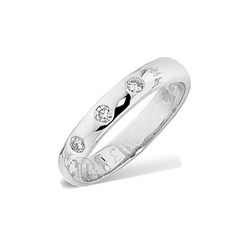 9ct blanc 4mm - 9ct, or