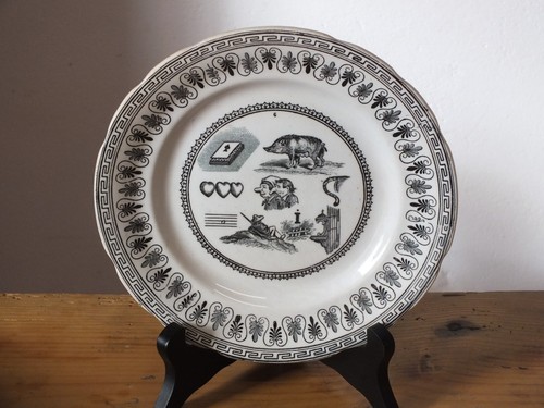 Assiette rébus choisy - rébus, le