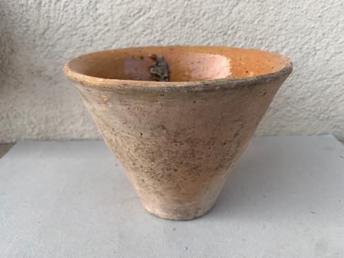 Ancien pot résine - à, des