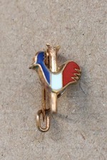 Joli petit Insigne, broche de ski FFS " équipe de France " fabrication FIA Lyon