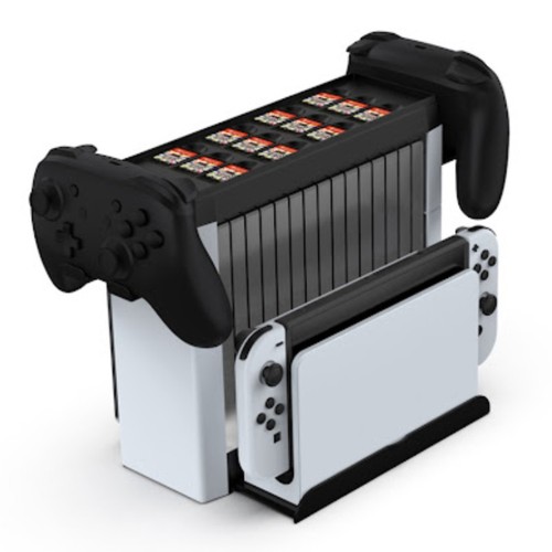 Support rangement pour console - support,