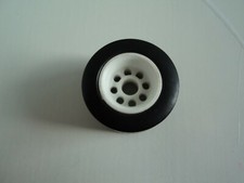 PLAYMOBIL vintage roue arrière jante blanche pneu lisse voiture course 3147 3520