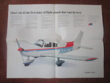  1976 DEPLIANT PUB POSTER PIPER AIRCRAFT CHEROKEE CRUISER AVION FLUGZEUG