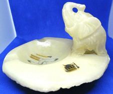 Vintage cendrier albatre - cendrier,