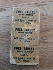 Ww2 Us Ration C Fuel Tablet Complet