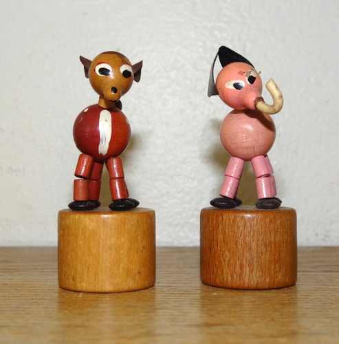 Ancien push puppet - puppet, wakouwa