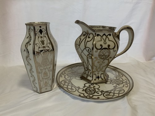 Antq bernardaud france 3pc - bernardaud,
