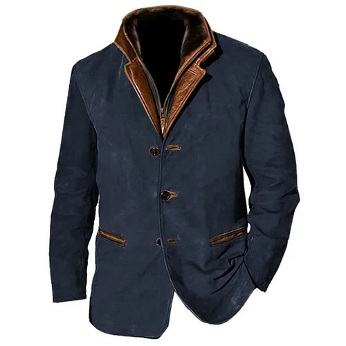 Blazer homme bleu foncé