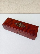 Boîte A Gants XIXème Marqueterie En Bois
