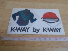Autocollant vintage K-WAY BY