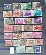 B327 Belgique lot de timbres anciens divers à étudier