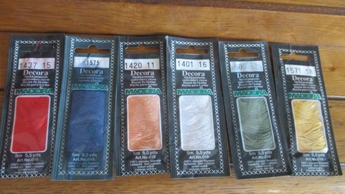 Lot coloris mètres fil - 6,