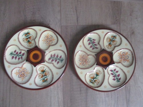 Assiettes huitres - 2, à