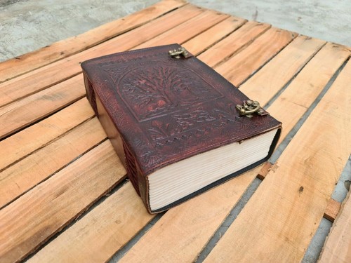 Grand journal cuir arbre de - journal,