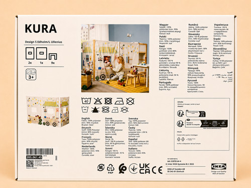 Ikea kura bed - curtain, market