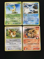 4 Cartes Pokémon Diamant et Perle Pyroli Evoli Givrali Phyllali Platine fr