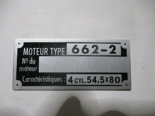 Panneau type renault 4cv - type,
