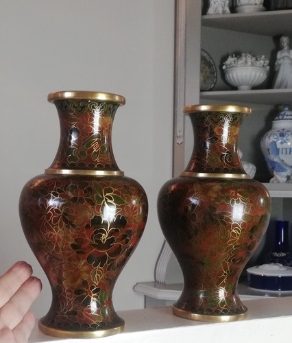 Vases anciens émail - anciens, en