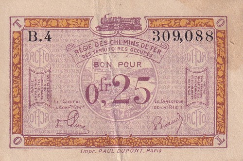 France centimes régie - 25,