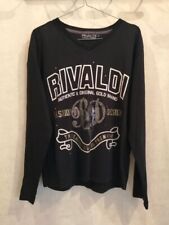 T-shirt noir coton manches longues T36 Rivaldi (4208097)