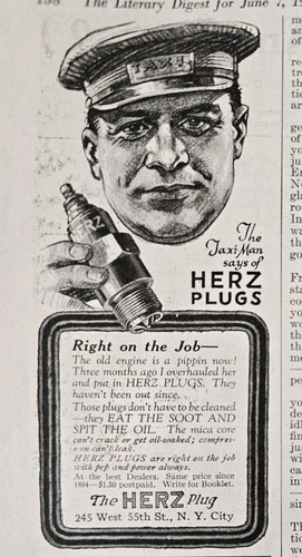 1919 herz spark plugs the - 1919,
