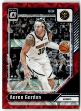 2024-25 Panini Donruss Optic NBA No. 6 Aaron Gordon Red Scope Prizm