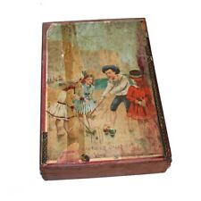 Ancien jeu de cubes en bois chromolitographiés Ferniques & Cie Paris 1930