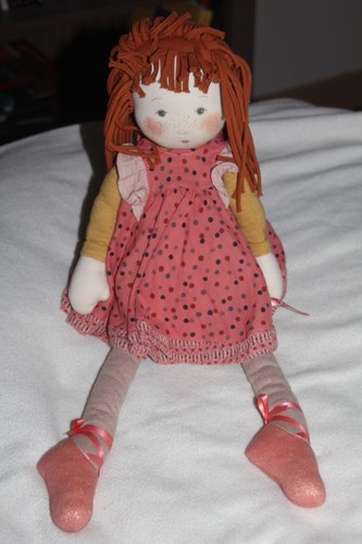 Doudou poupee chiffon - poupee,