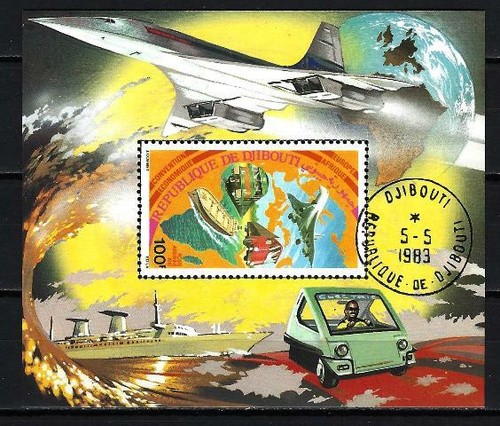 Avions djibouti 1981 bloc - djibouti,