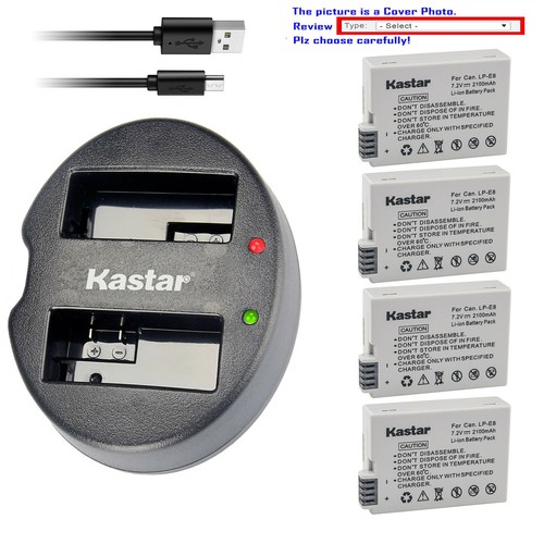 Kastar battery dual usb - kastar,
