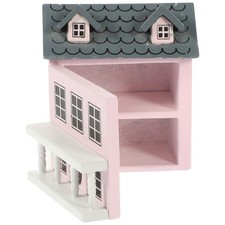  Miniature Maison Mini Villa Ornement Décor de maison en bois Villa en bois