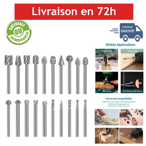 Pcs fraises rotatives hss - pcs,