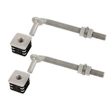 Locinox GBM16 Aluminium Torbandset Gartentore 2 X Charnières + Aluminium-Kappe