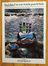 Publicité Papier - Eau Libre - Ligne de Bain -  Yves Saint Laurent de 1979