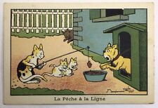 IMAGE PUBLICITAIRE - CHATS - BENJAMIN RABIER - BLÉDINE JACQUEMAIRE - PÊCHE #1366