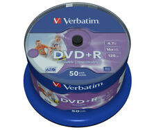 50 DVD+R Verbatim imprimable