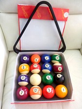 Boules de billard - SupaPro - D = 56 mm - complet - box d ' origine - + triangle