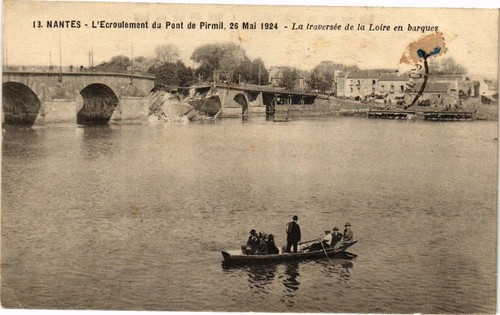 Cpa nantes ecroulement du - l'ecroulement,
