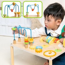 Table de reconnaissance de table d'activité en bois jeu pour enfants pour