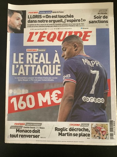 Equipe journal 08 2021 - l'equipe,