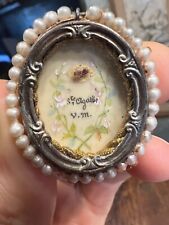 Reliquaire Pendentif de Voyage St Agathe Sacred Art Sacré Reliquary B2