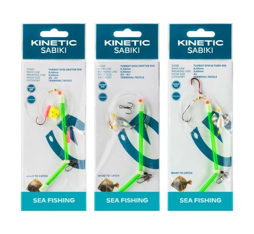 Kinetic sabiki turbot - sabiki, à