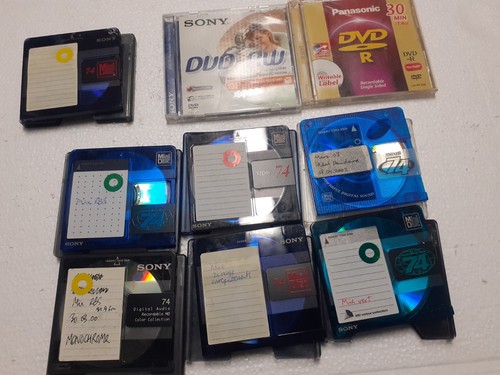 Lot minidisc recorder sony - sony,