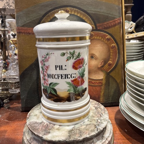 Ancien pot pharmacie flacon - ancien,