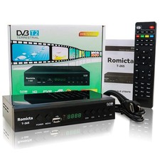 Décodeur TNT HD 2025 - DVB-T2/C H.265 HEVC FTA Full HD PVR USB HDMI SCART Tun...
